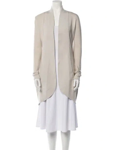 Pre-owned Marie Saint Pierre Virgin Wool Jacket In Neutral