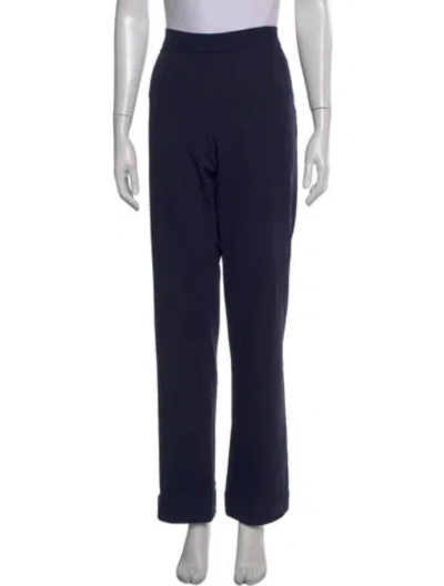 Pre-owned Marie Saint Pierre Wide Leg Pants In Blue
