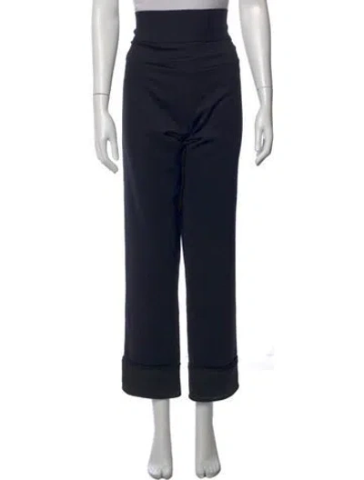 Pre-owned Marie Saint Pierre Wide Leg Pants In Blue