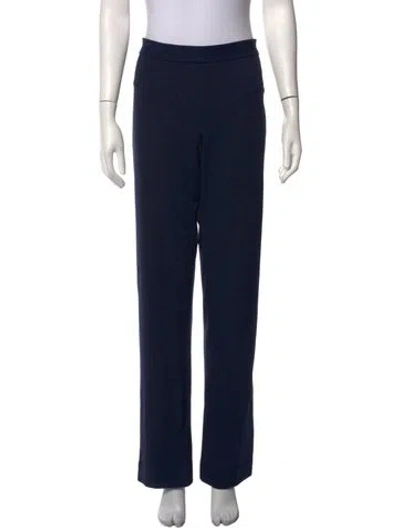 Pre-owned Marie Saint Pierre Wide Leg Pants In Blue