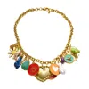 Marie Vigue Multi Charm Necklace
