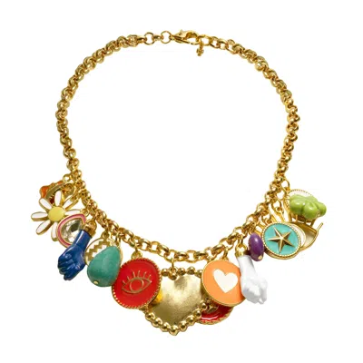 Marie Vigue Multi Charm Necklace