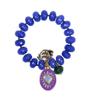 Marie Vigue Sun Colour Bracelet Blue/lilac