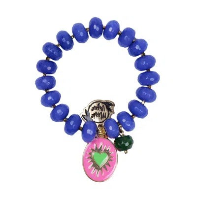 Marie Vigue Sun Colour Bracelet Blue/pink