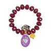 Marie Vigue Sun Colour Bracelet Burgundy/lilac