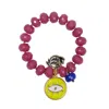 Marie Vigue Sun Colour Bracelet Grape/neon Yellow