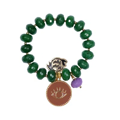 Marie Vigue Sun Colour Bracelet Green/beige