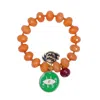 Marie Vigue Sun Colour Bracelet Orange/green