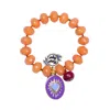 Marie Vigue Sun Colour Bracelet Orange/lilac