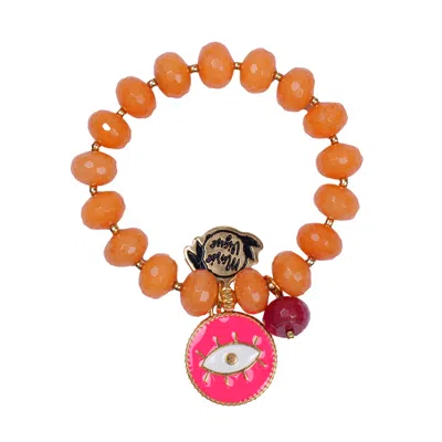 Marie Vigue Sun Colour Bracelet Orange/neon Pink