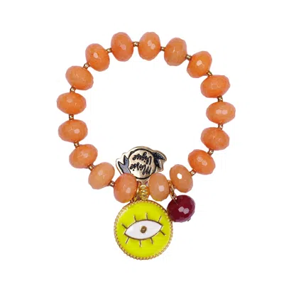 Marie Vigue Sun Colour Bracelet Orange/neon Yellow