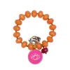 Marie Vigue Sun Colour Bracelet Orange/pink