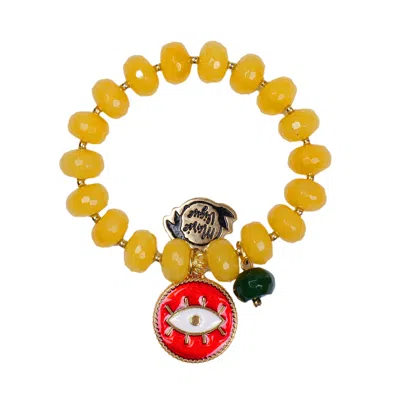 Marie Vigue Sun Colour Bracelet Yellow/red