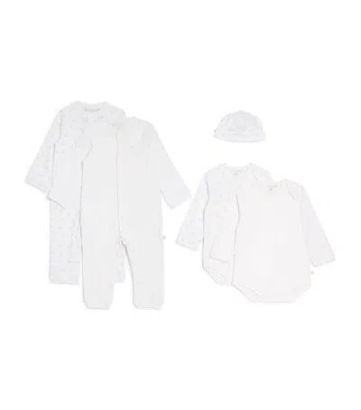 Marie-chantal Angel Wing 5-piece Gift Set (0-12 Months) In White