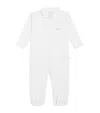 Marie-chantal Angel Wing Sleepsuit With Mittens In White