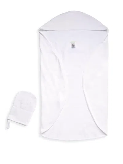 Marie-chantal Kids' Baby's Angel Wing Bath Time 2-piece Set In White