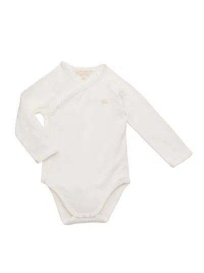 Marie-chantal Baby's Pointelle Cotton Bodysuit In Neutral