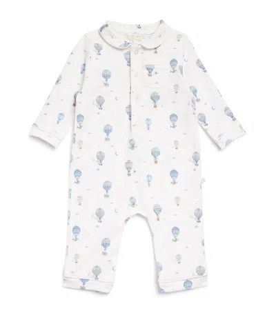 Marie-chantal Kids' Charles Balloon Dream Playsuit In White