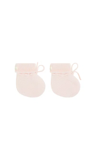 Marie-chantal Infants' Cashmere Booties In Pink
