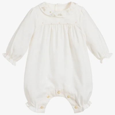 Marie-chantal Ivory Cotton Baby Shortie