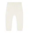 Marie-chantal Knitted Angel Wing Trousers In White