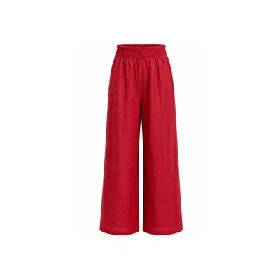 Marielē Women's Anna Trousers One Size - Red