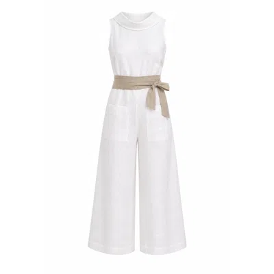 Marielē Women's Elena Jumpsuit - White