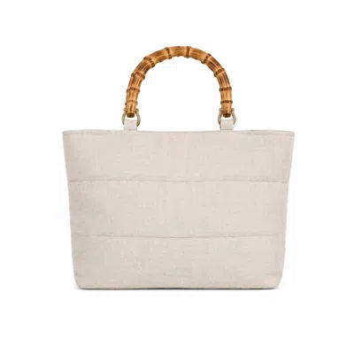 Marielē Women's Neutrals Kiara Soft Structured Tote Bag