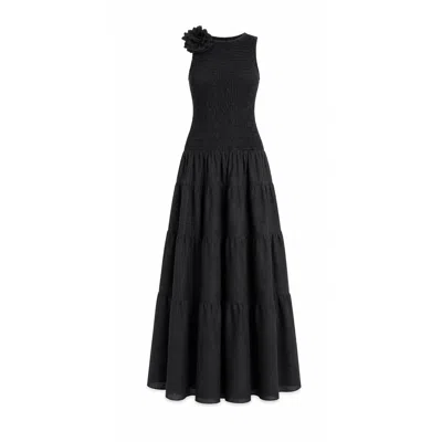 Marielē Women's Valentina Linen Maxi Dress - Blue