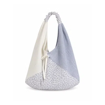 Marielē Women's White Luna Shoulder Tote