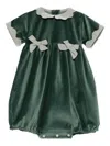 Mariella Ferrari Bow-collared Shorties In Green