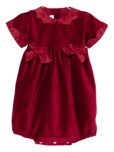 Mariella Ferrari Babies' Bow-detail Shorties In Red