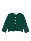 Mariella Ferrari Button-front Ribbed Cardigan In Green
