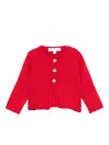 Mariella Ferrari Button-front Ribbed Cardigan In Red