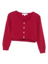 Mariella Ferrari Buttoned Jacket In Red