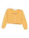 Mariella Ferrari Buttoned Jacket In Yellow