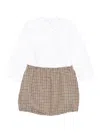 Mariella Ferrari Checkered Shorts (set Of Two) In White