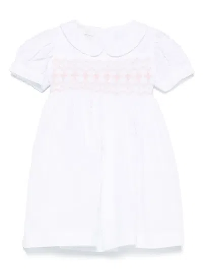 Mariella Ferrari Babies' Embroidered Dress In White