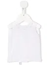 Mariella Ferrari Embroidered Scalloped-edge Blouse In White