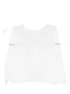 Mariella Ferrari Embroidered Top In White