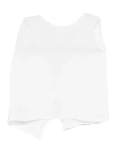 Mariella Ferrari Babies' Embroidered Top In White