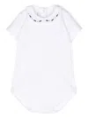 Mariella Ferrari Fish-embroidered Cotton Body In White