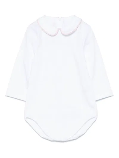 Mariella Ferrari Babies' Floral-embroidery Body In White