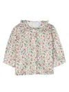 Mariella Ferrari Floral-print Cotton Blouse In Weiss