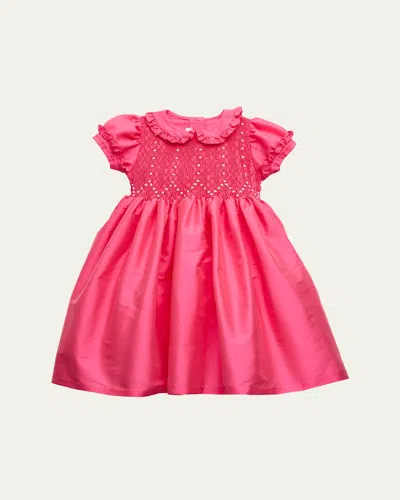 Mariella Ferrari Kids' Girl's A-line Smocked Dress In 73