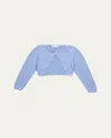 Mariella Ferrari Girl's Knit Floral Sweater In 165