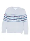 Mariella Ferrari Intarsia-knit Sweater In Blue