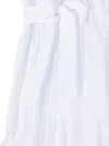 Mariella Ferrari Polka-dot Cotton Romper In White