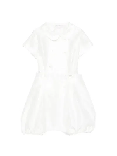 Mariella Ferrari Babies' Short-sleeves Rompers In White