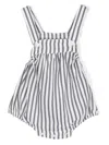 Mariella Ferrari Striped Cotton Body In White